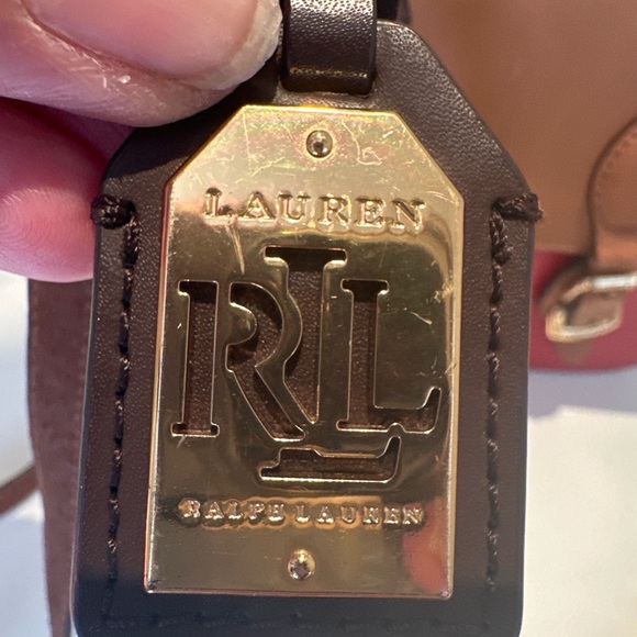 Vintage Lauren Ralph Lauren Leather Crossbody Bag - Picture 5 of 9